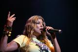Fergie performs at the Pacific Amphitheatre during the Orange County Fair in Costa Mesa, California