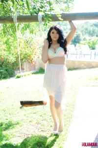 Josie-Lilly - White bra with long skirt on the swing -z408qdofdo.jpg